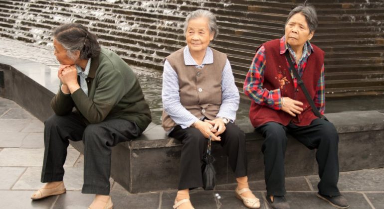 Wenzhou (Zhejiang) – Le rendez-vous des vieilles dames indignes