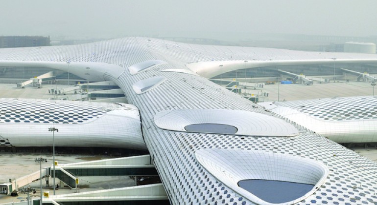 Un tout nouveau terminal futuriste pour l’aéroport de Shenzhen